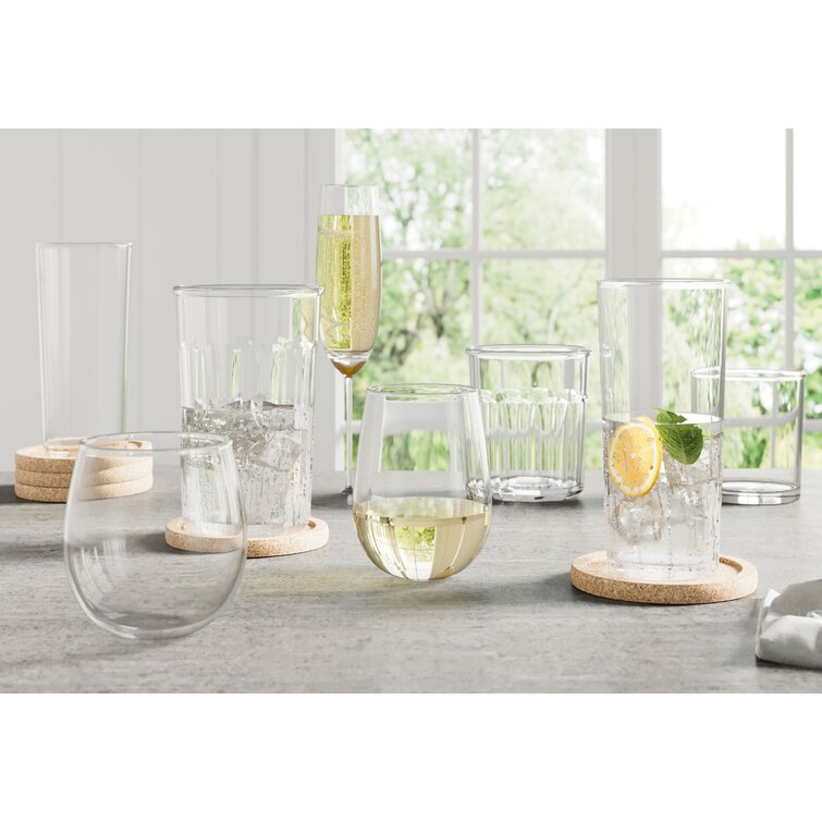 Prep & Savour 12 - Piece Glass All Purpose Wine Glass Assorted