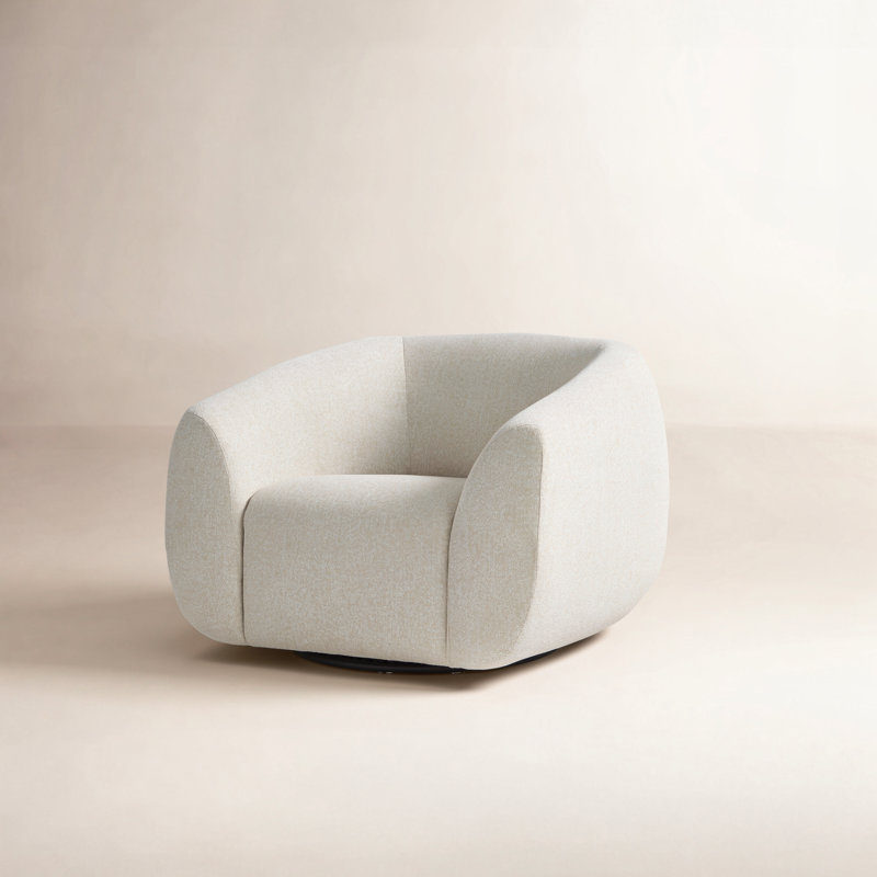 Channing Boucle Swivel Armchair