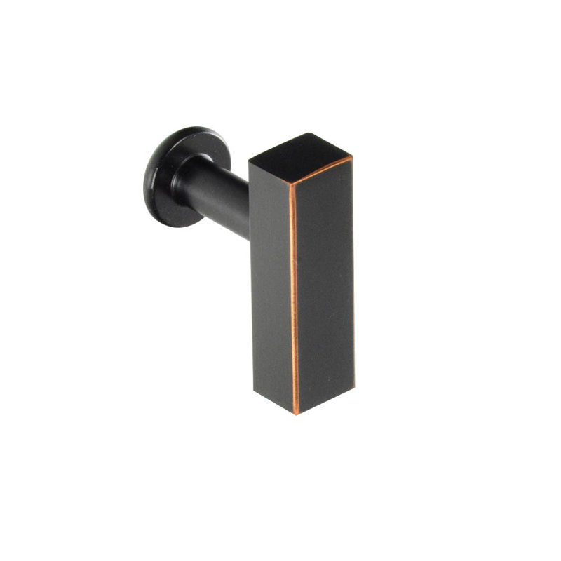 Newport 1 1/2" Length Rectangle Knob, Oil-Rubbed Bronze