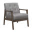 Chaise d'appoint rembourrée capitonnée avec capitonnage à boutons Mid-Century Modern Furniture