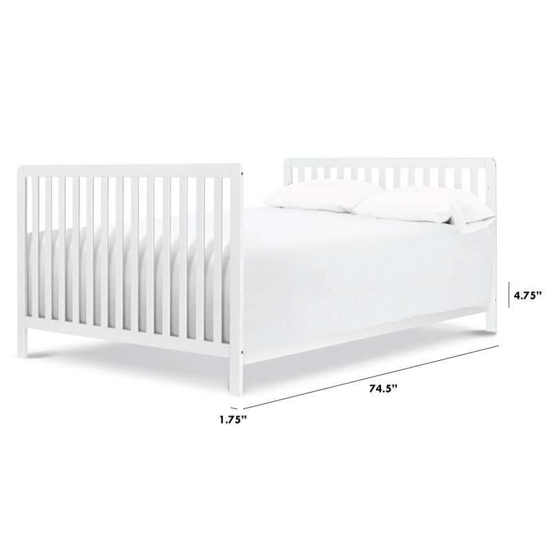 Full Bed Rails, White