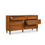 Ensemble de chambre à coucher 2 pièces en bois massif Ing mid