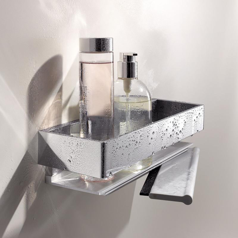 Drilling And Screw Mounting Shower Caddy