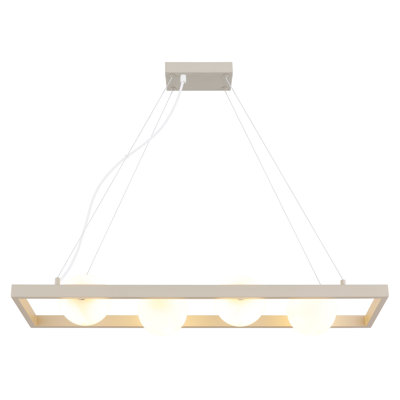 Taimur 4 - Light Natural Geometric Pendant