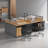 Rectangle 4 Person Office Cubicle Desk-126182636