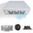 36 inch 900 CFM Convertible Insert Range Hood 4 Speed Quiet Stainless Steel Panel Push Button Control with LED Lights-120430908