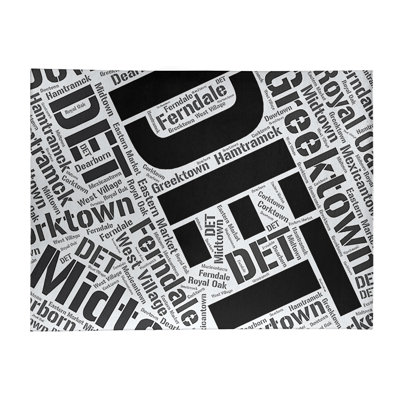 Tapis noir barhood des districts de à tissage plat rand cites city