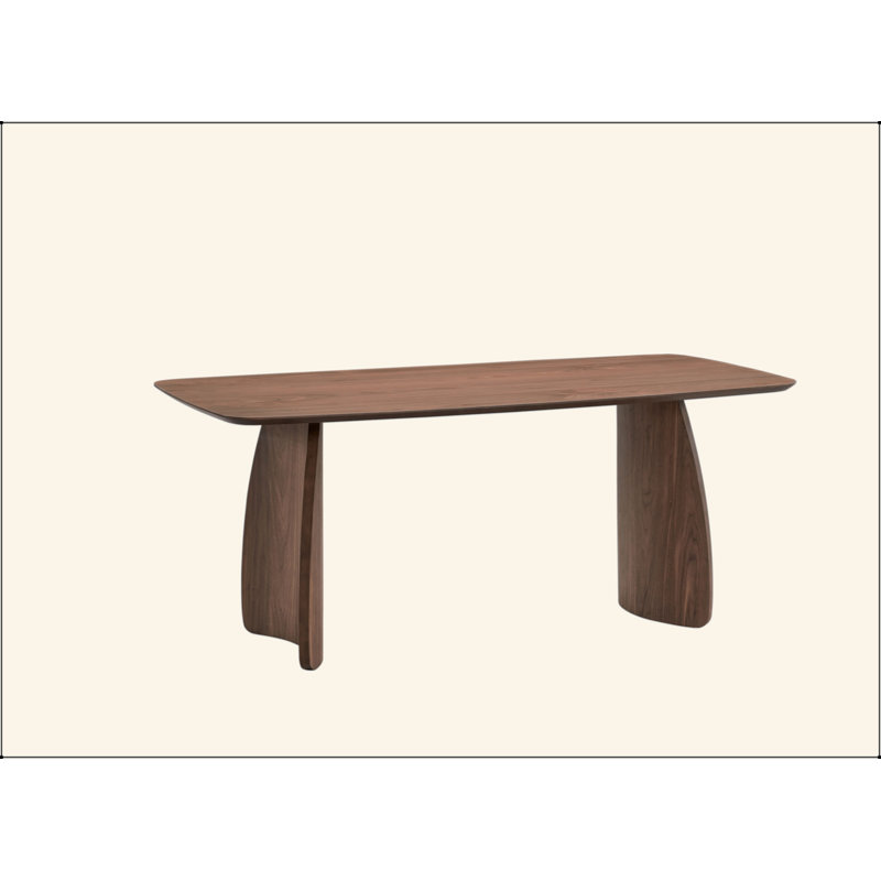 Hadasa Walnut Finish Dining Table