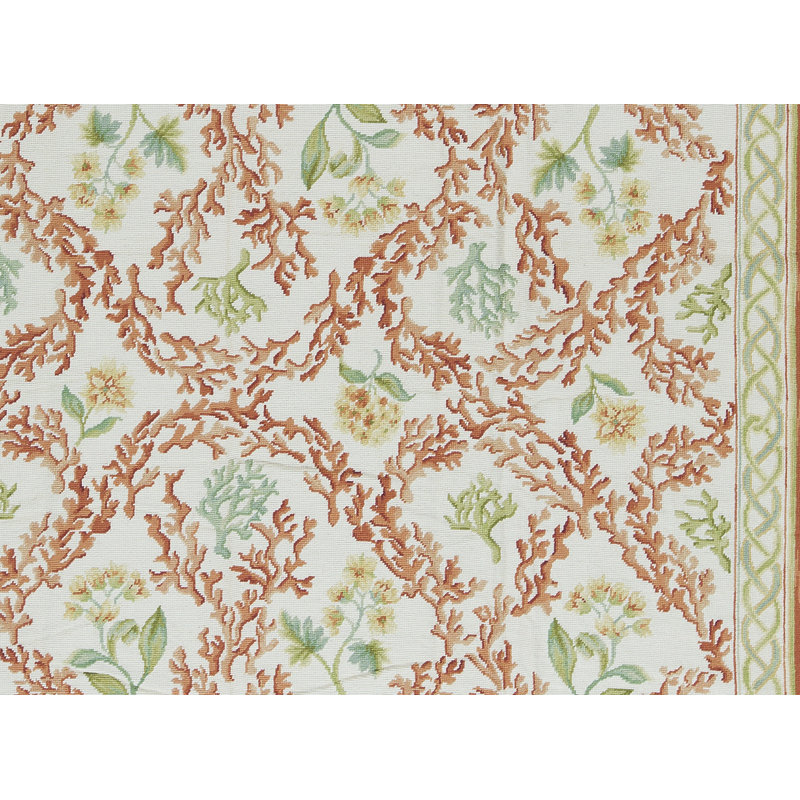 Hand-Knotted High-Quality Green Area Rug