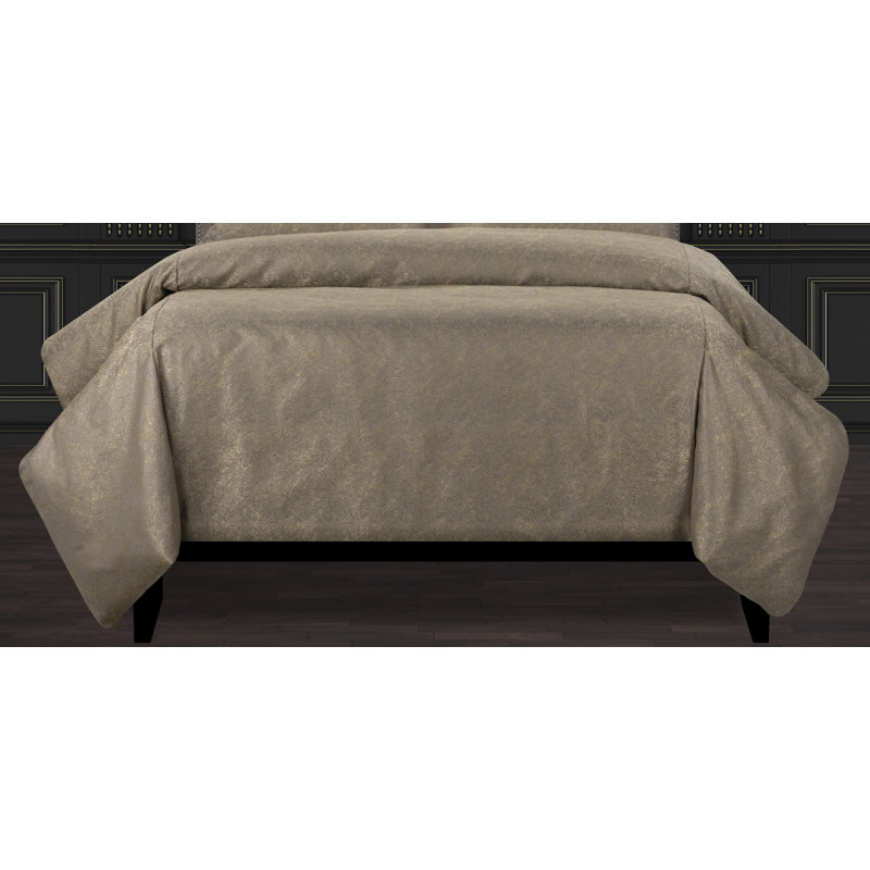 Jazz Club Luxury Single Duvet Cover, Twin Duvet Cover, Bronze