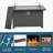 Fire Pit Table With Glass Wind Guard
