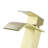 Single Handle Single Hole Bathroom Faucet With Deckplate And Waterfall Spout ( 1 Pack )-111845733