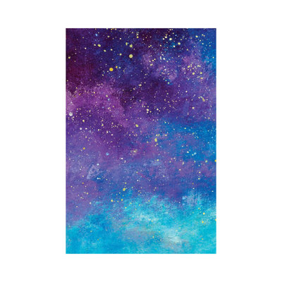 Ciel nocturne avec peinture d'étoiles.
