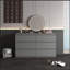 Grande commode 6 tiroirs grise-629401458