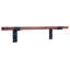 Tablette support en chêne rouge Rayne-128791380