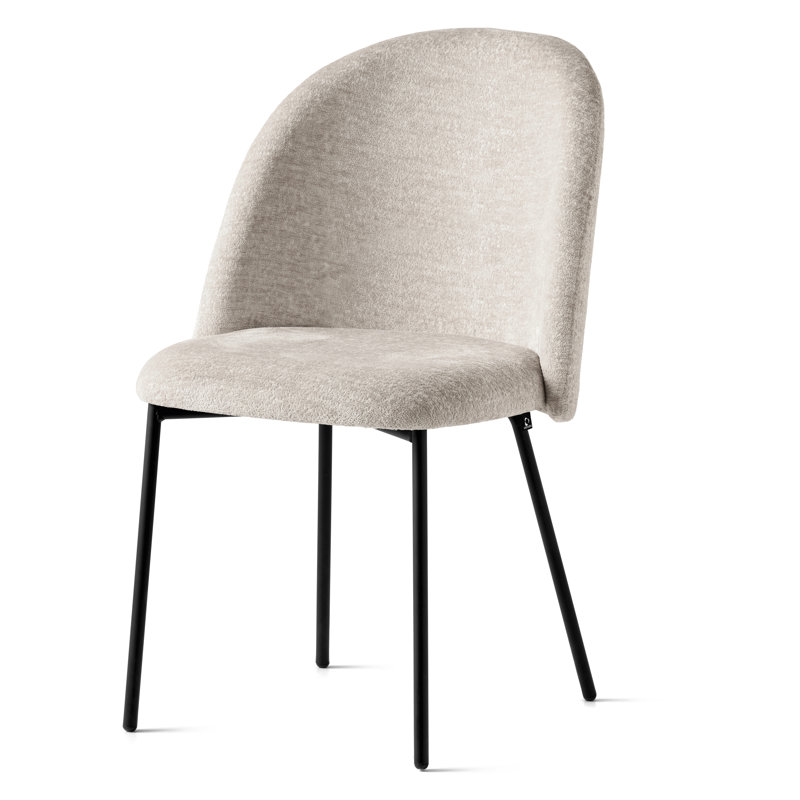 Tuka Mid Chairs, Sand, Matte Black