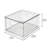 iDesign Stackable Kitchen Storage Drawer for Fridge, Pantry, Under-Sink, or Cabinet - Set of 2 - Clear