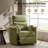 Anneisha Contemporary Swivel Rocker Power Recliner with Moveable Pillows (Set of 2)-1189478398