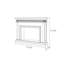 Carved Wood Fireplace Console Table-828272131