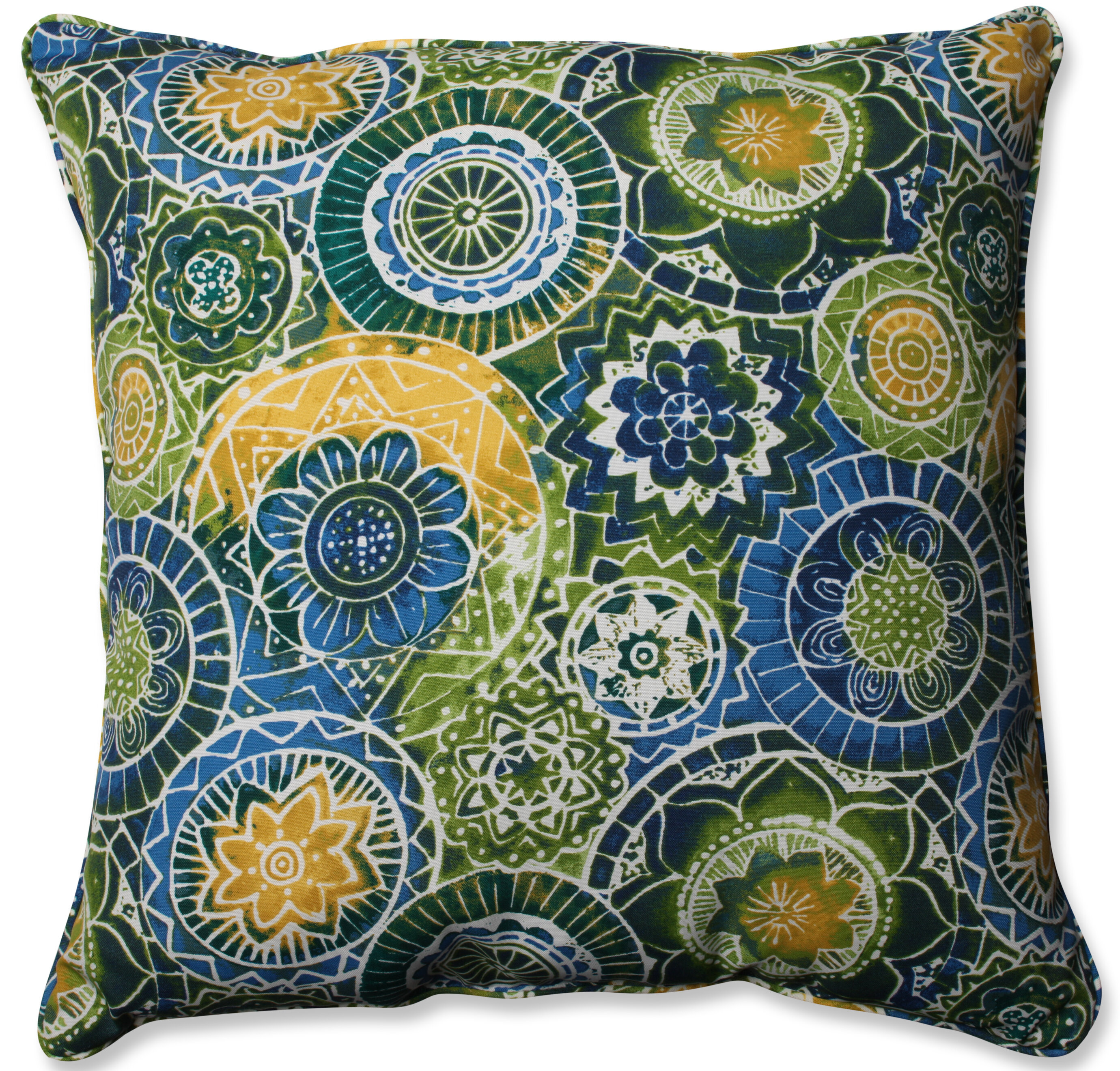 Pillow Perfect Omnia Lagoon Indooroutdoor Throw Pillow Wayfair 3570