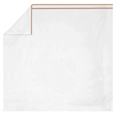 400TC Embroidery & Border Cotton 4 Piece Sheet Set Fitted Sheet Fits Upto 16" Deep Pocket