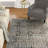 Modway Enye Distressed Vintage Floral Lattice Area Rug in Brown and Silver Blue-27259044