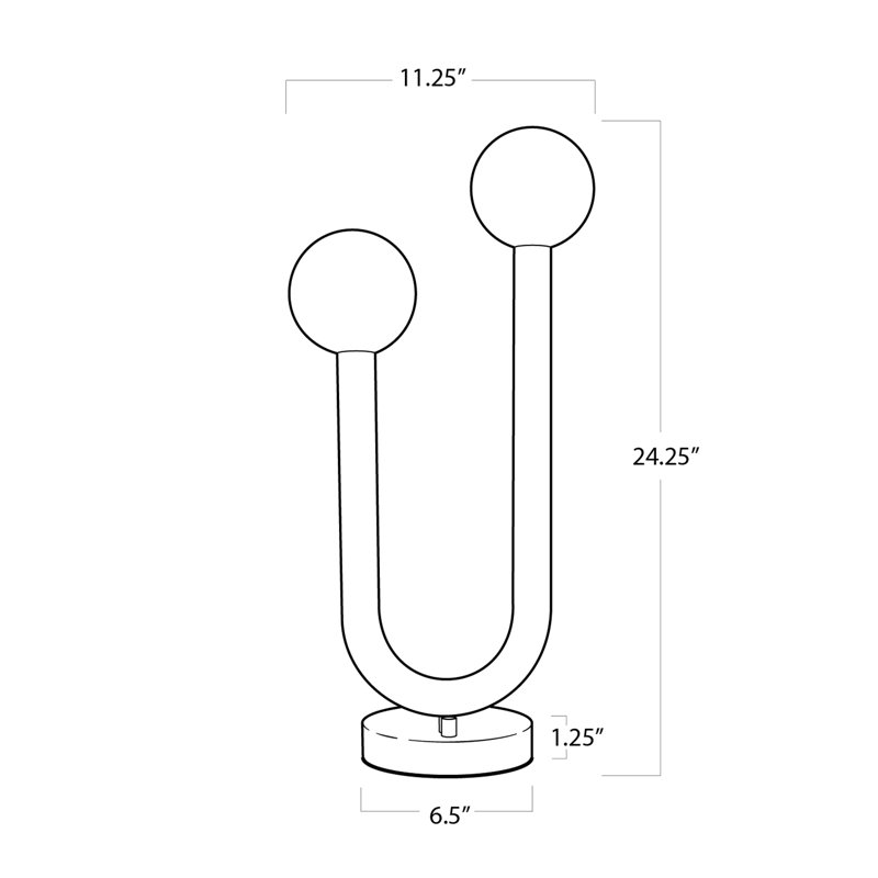 Happy Table Lamp, Oil Rubbed Bronze