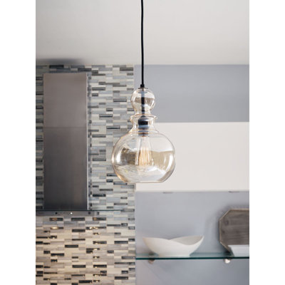 Luminaire suspendu en forme de goutte à 1 lumière Theron