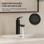 Robinet de salle de bain à un trou, robinet de salle de bain à poignée simple avec drain -113300763