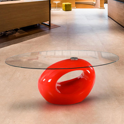 Table basse en verre