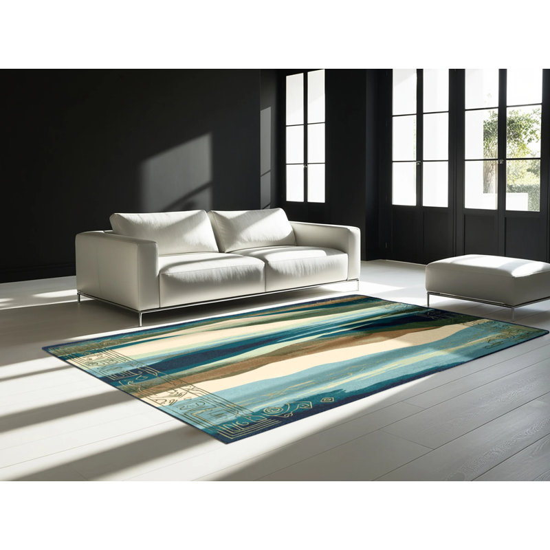 Tapis Aurora Whispers, Rectangulaire 2 pi x 3 pi