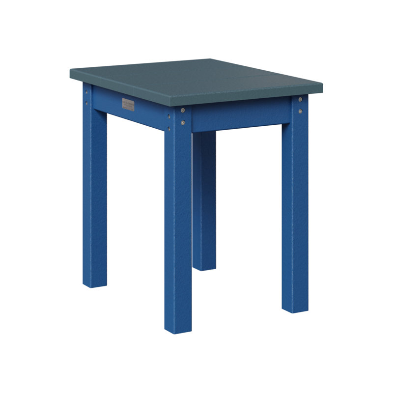 Berlin Gardens Economy End Table, Slate, Pacific Blue