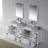 Mance 84.88'' Double Bathroom Vanity with Ceramic Top-24551149