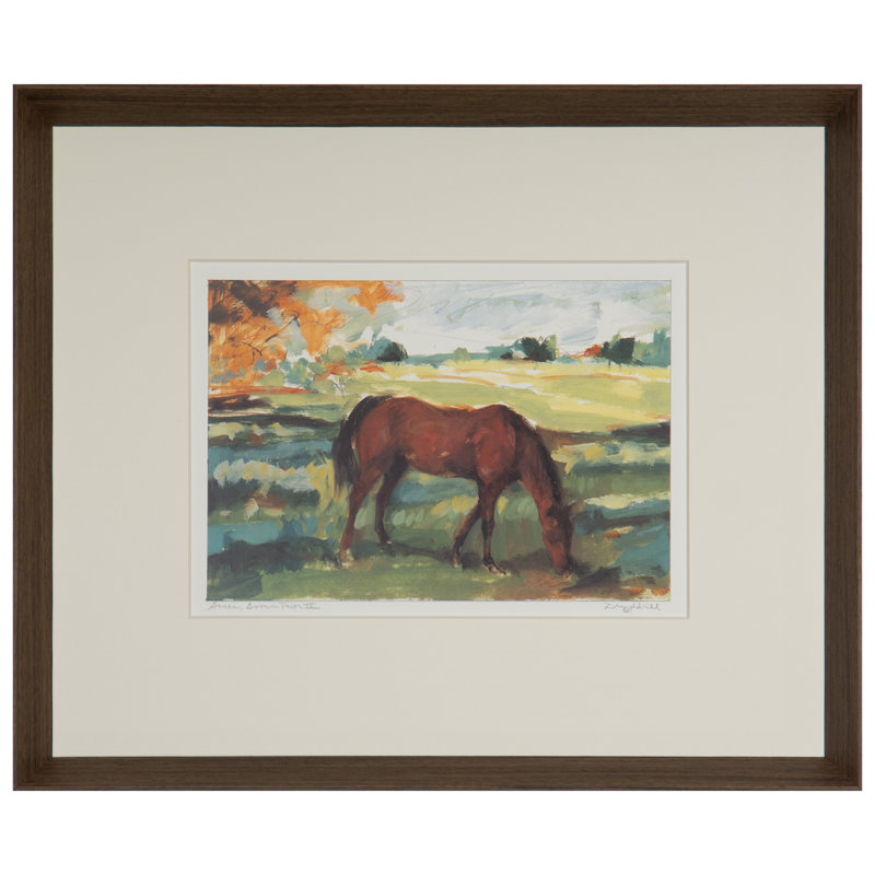 Green Brown Path IV Print