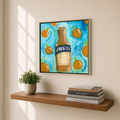 Apertivo and Oranges par Nola James - Impression sur toile