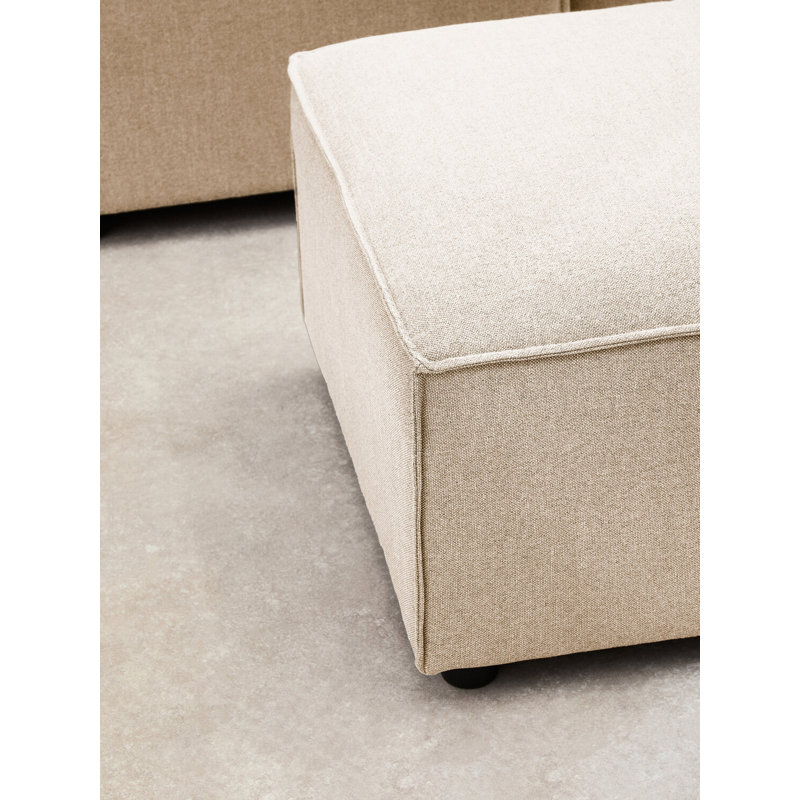 70cm Wide Standard Ottoman, Cream