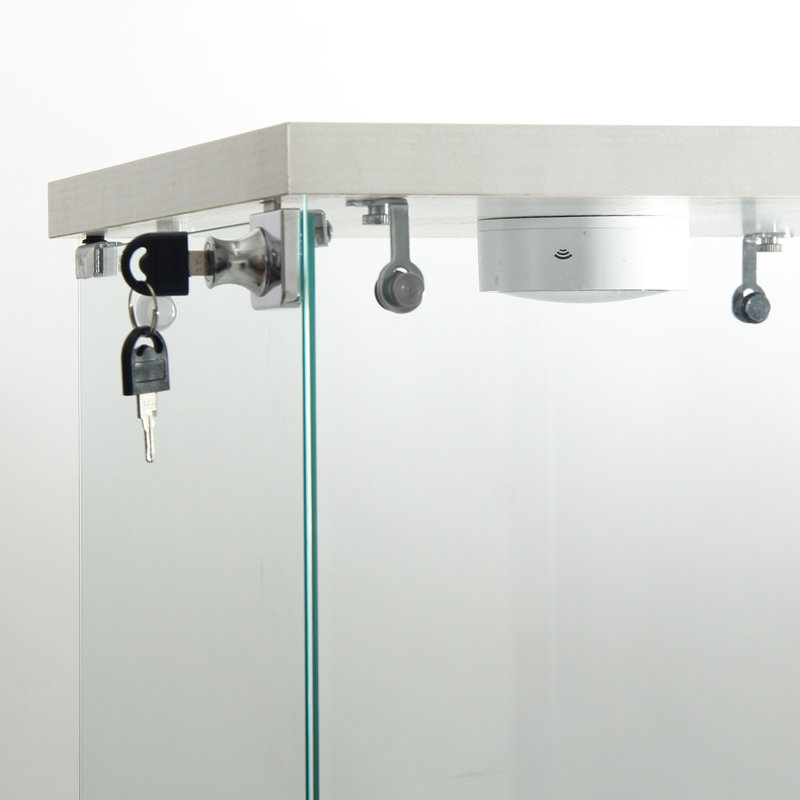 Dandra Booth Display, White