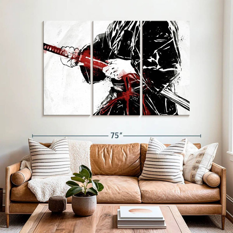 Sireci Katana Man, 42" H x 65" W