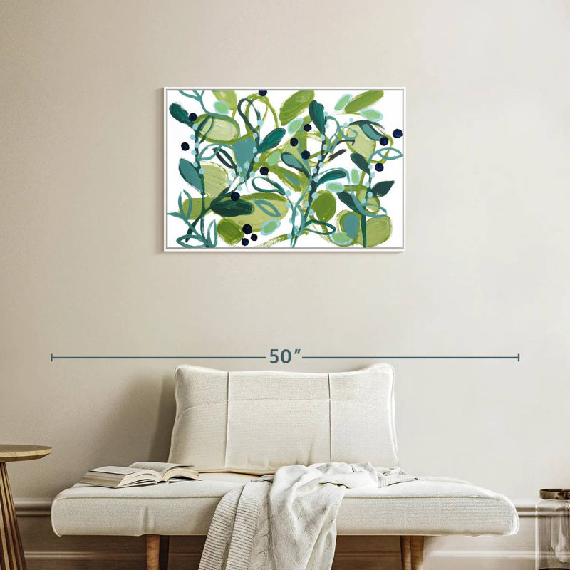Annamieka, Floating Frame White, 31" X 21"
