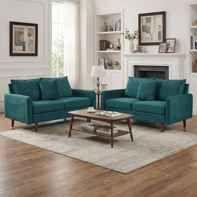 2 - Piece Velvet Living Room Set