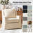 Wimberly 29.5" W Slipcovered Swivel Armchair -601059111