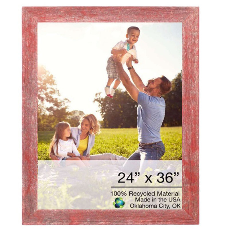 Cadre pour photo simple en bois 13 po x 19 po Biancha, 24 po x 30 po