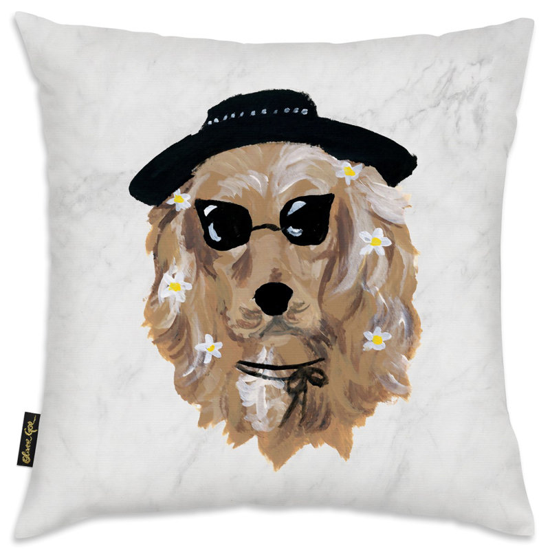  Coussin Flower Puppy