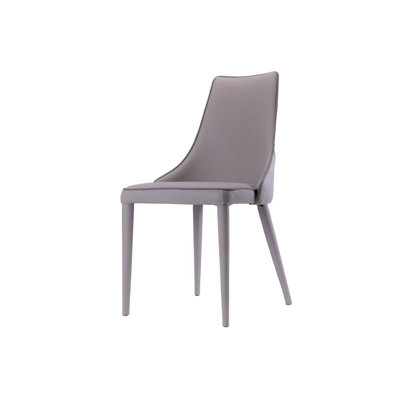 Kennita 18.5'' H Genuine Leather Upholstered Side Chair