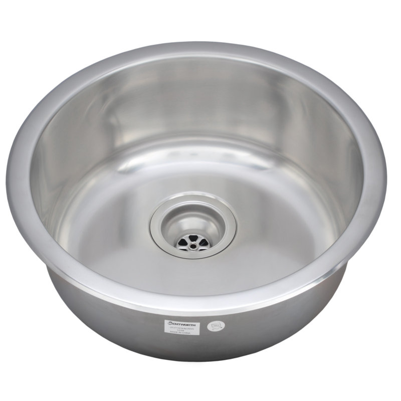 Wells Sinkware Jazz Series 18.25'' W Single Bowl Stainless Steel Undermount Kitchen Sink