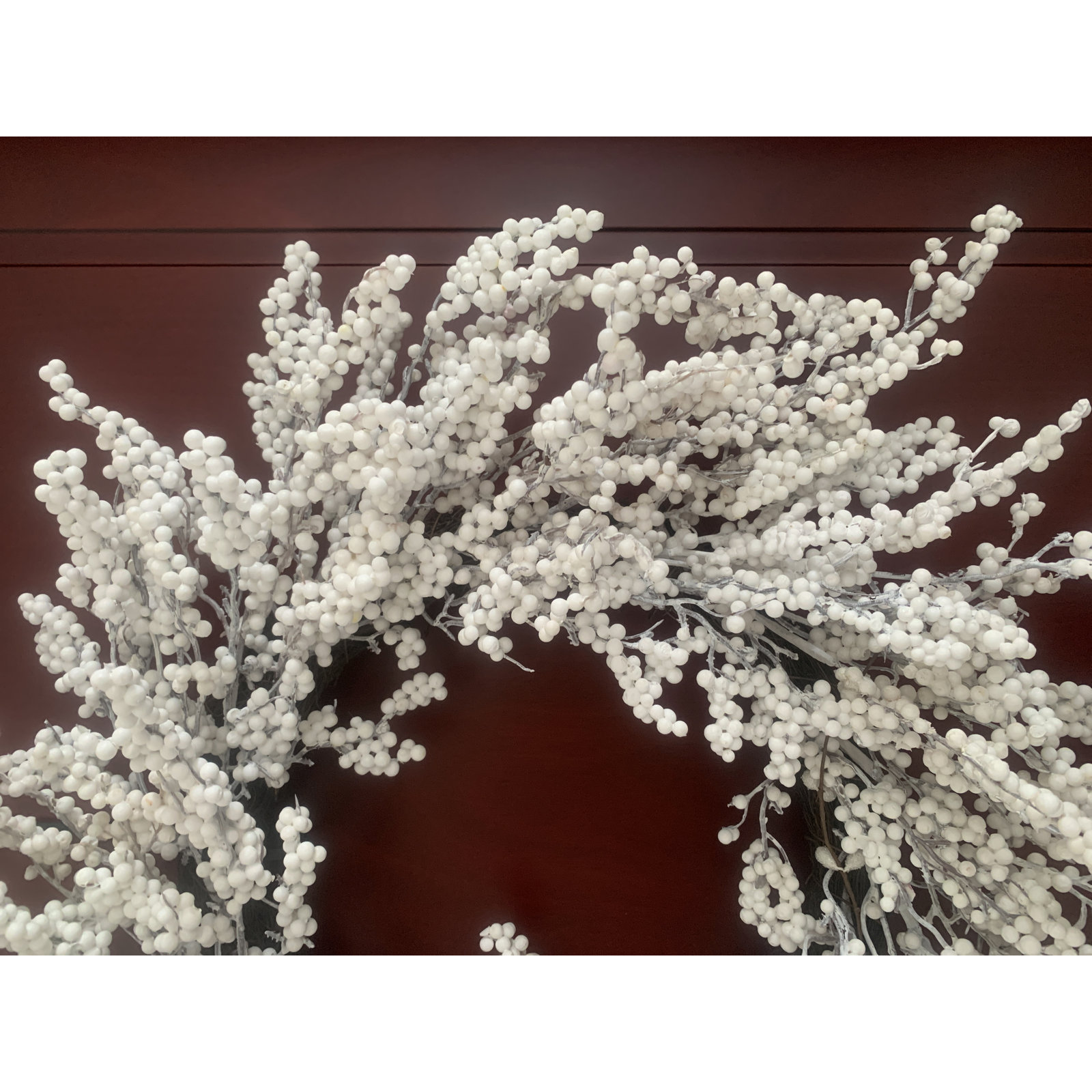 24" Handcrafted Berry Christmas Wreath