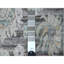 Tapis de couloir oriental gris foncé argenté 2 pi 9 po x 8 pi Angora Oushak 65B7A66ABF1F4917A40B781BD528640F