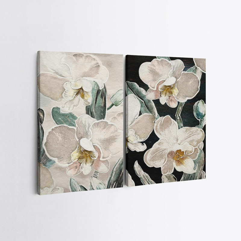 Superbe ensemble de 2 toiles décoratives, 27,6 po x 39,4 po chacune | 100% toile avec cadre en bois durable | Parfaite pour le salon, la chambre à coucher ou le bureau, cette œuvre accrocheuse convient aux espaces modernes