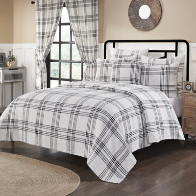 Cotton Plaid Coverlet