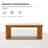 Jacobo 48" W Mid-Century Modern Chenille Bench with Open Storage Shelf-1570040573